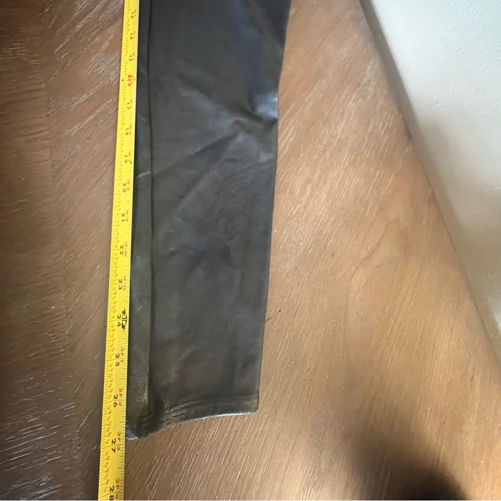 SPANX Faux Leather Leggings Black Plus Size 2X - Picture 7 of 9